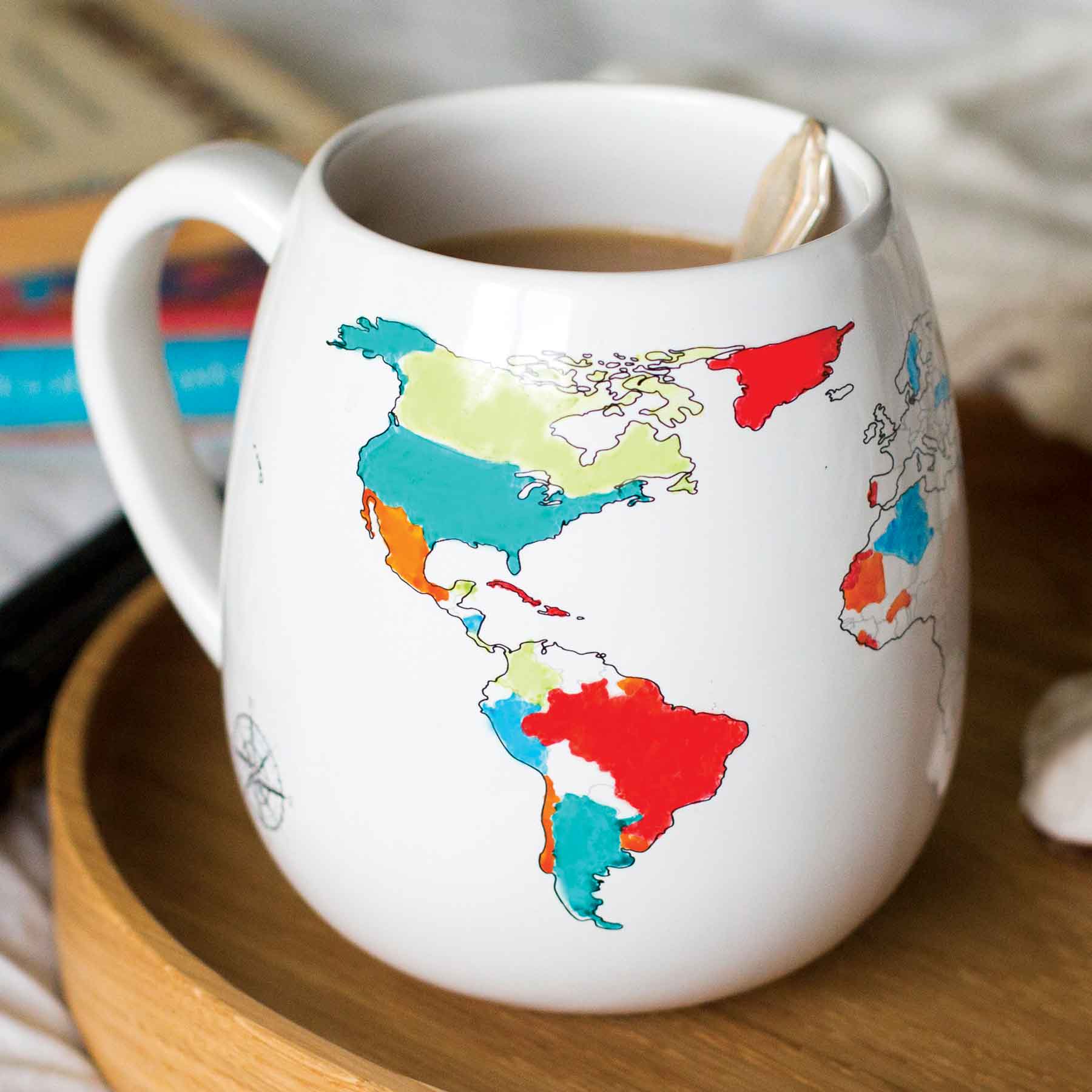 Color Map Mug, Souvenir