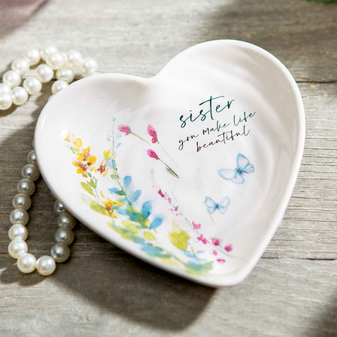 Sister You Make Life Beautiful Jewelry Tray | Femail Creations