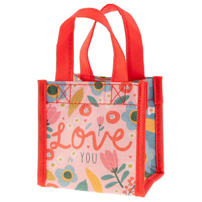 Love You - Recycled Tiny Gift Bag - Femail Creations